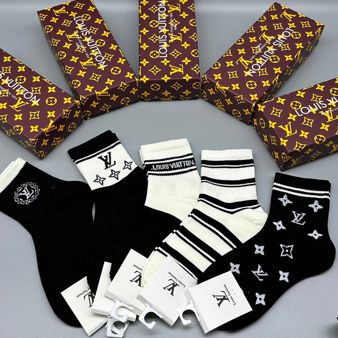 235QE14SDE Stylish socks(5 pairs )