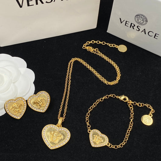 175RV76XDE Stylish Necklace . Earrings.Bracelets.