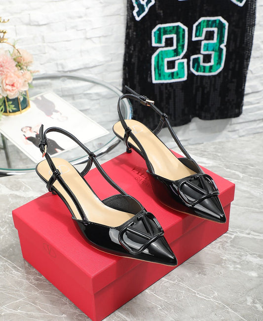 245RVL18ZDE Stylish leather  High heels