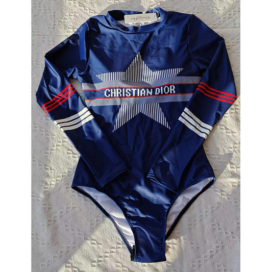14D6YDE Stylishr Long sleeve swimsuit