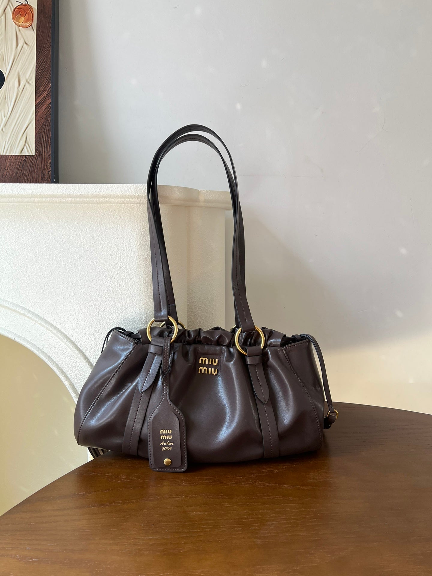 1WA79BDE Stylish leather bag