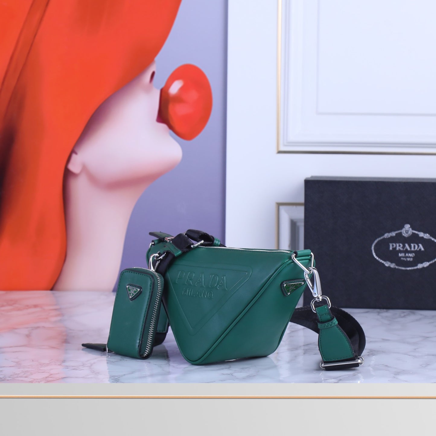 1XPD82BDE Stylish leather bag 