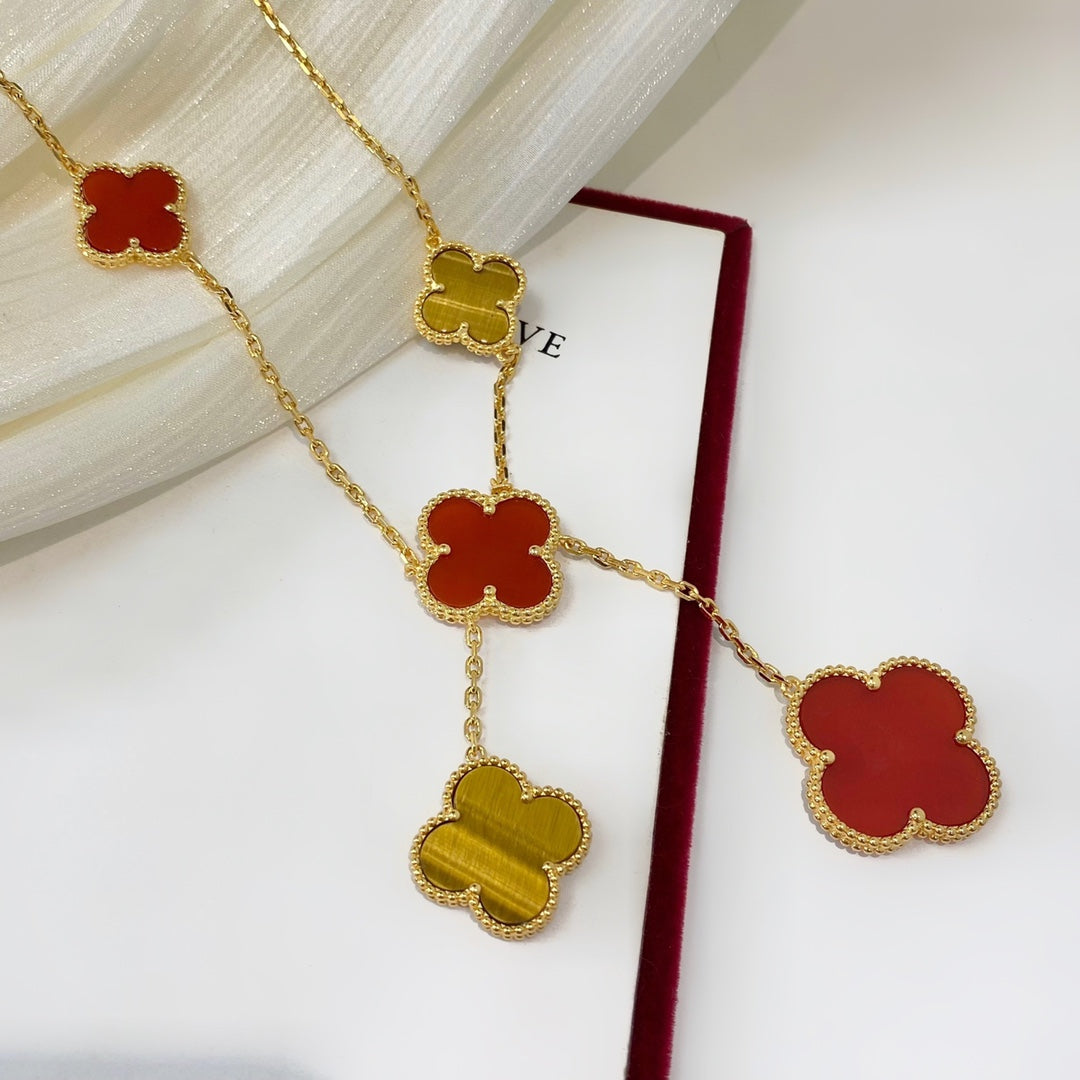 5XVA182KDE Stylish  6 flowers necklaces