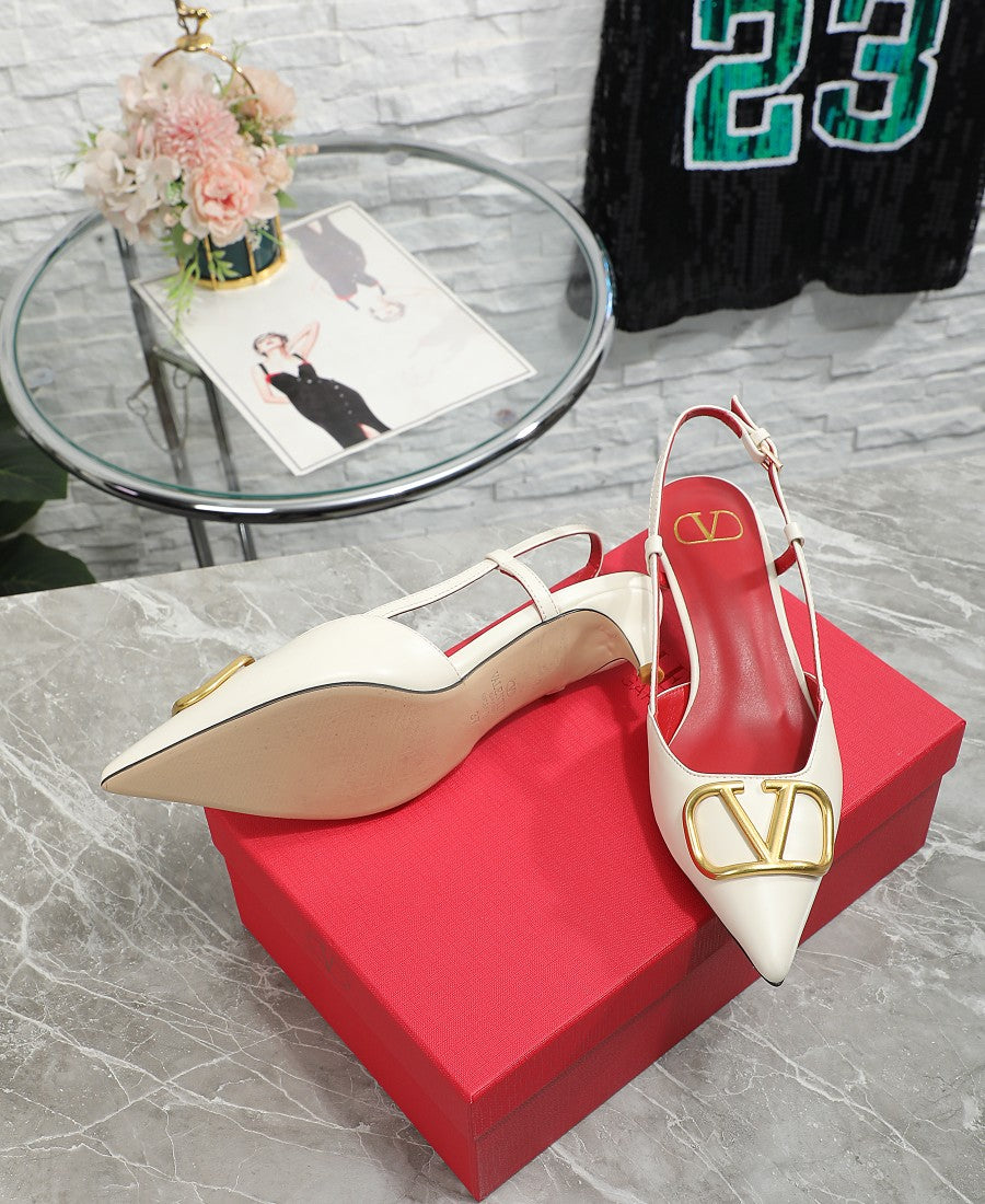 245RVL19ZDE Stylish leather  High heels
