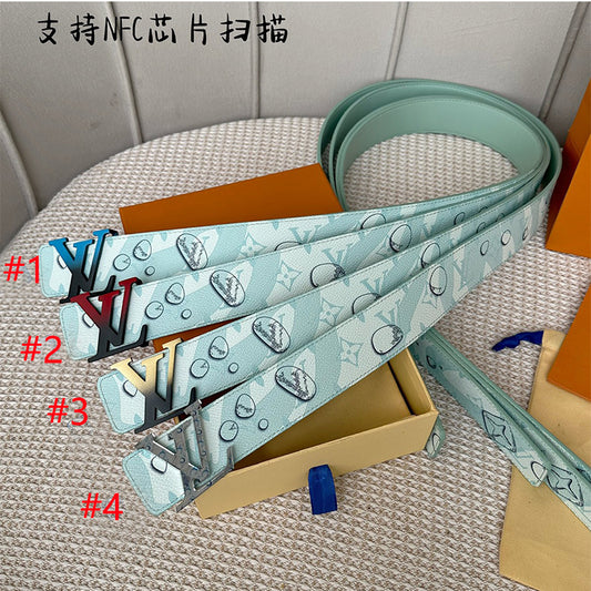 14E139PDE Stylish High quality leather belt With full package