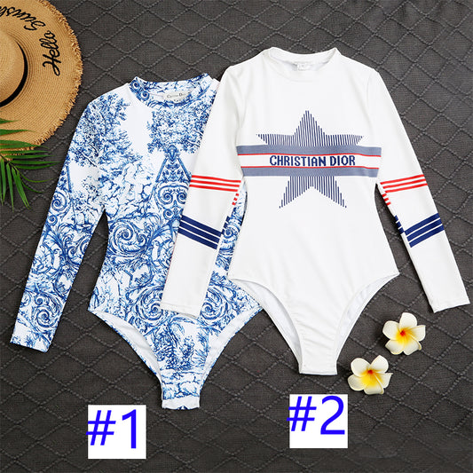 14D104YDE Stylish Long sleeve swimsuit