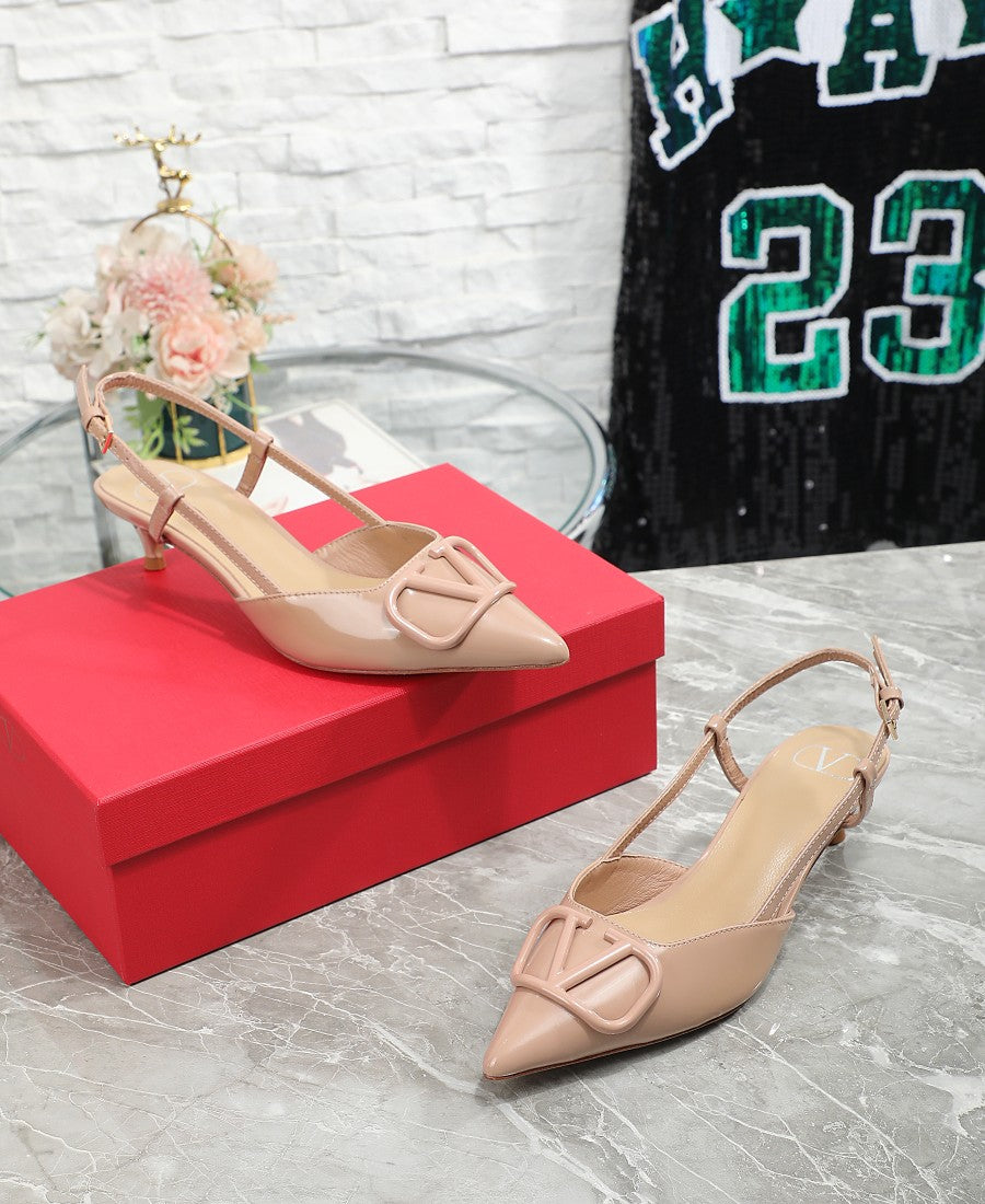 245RVL18ZDE Stylish leather  High heels