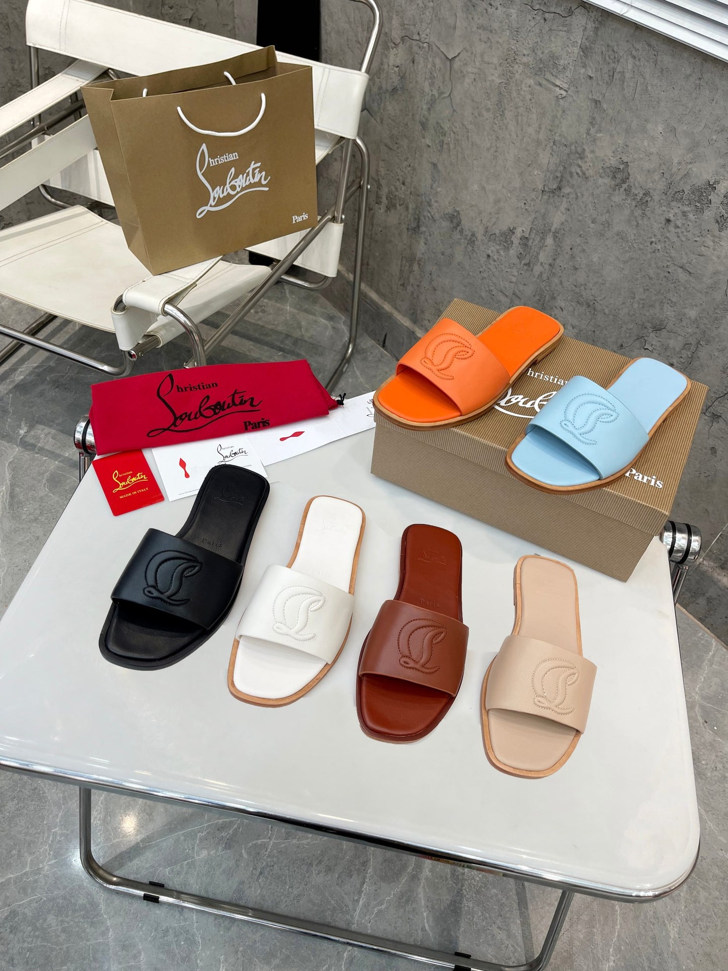 JXA29ZDE Stylish leather Slippers