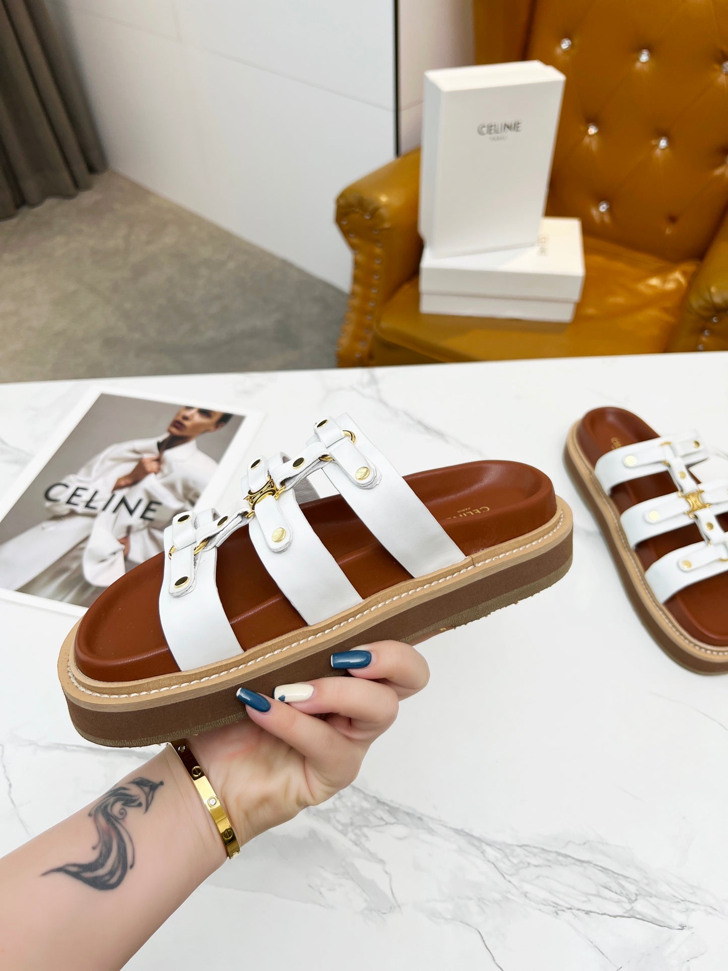 245RN1ZDE Stylish leather shoes 