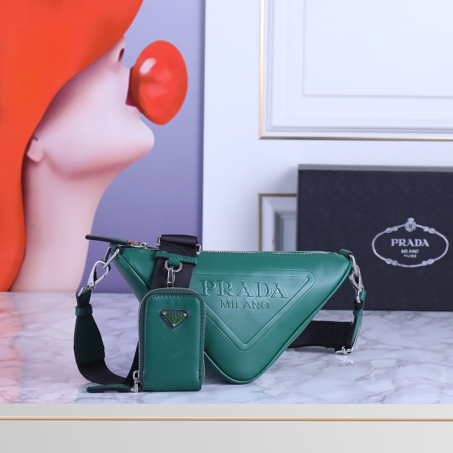 1XPD82BDE Stylish leather bag 