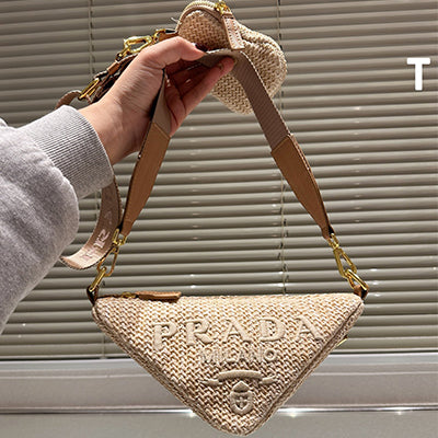 1XPD447BDE Stylish Woven Handbag