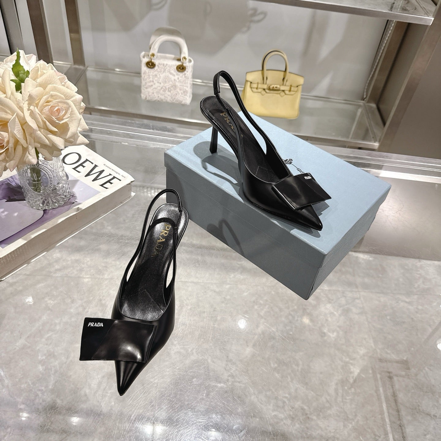 255QP41ZDE Stylish leather High heels