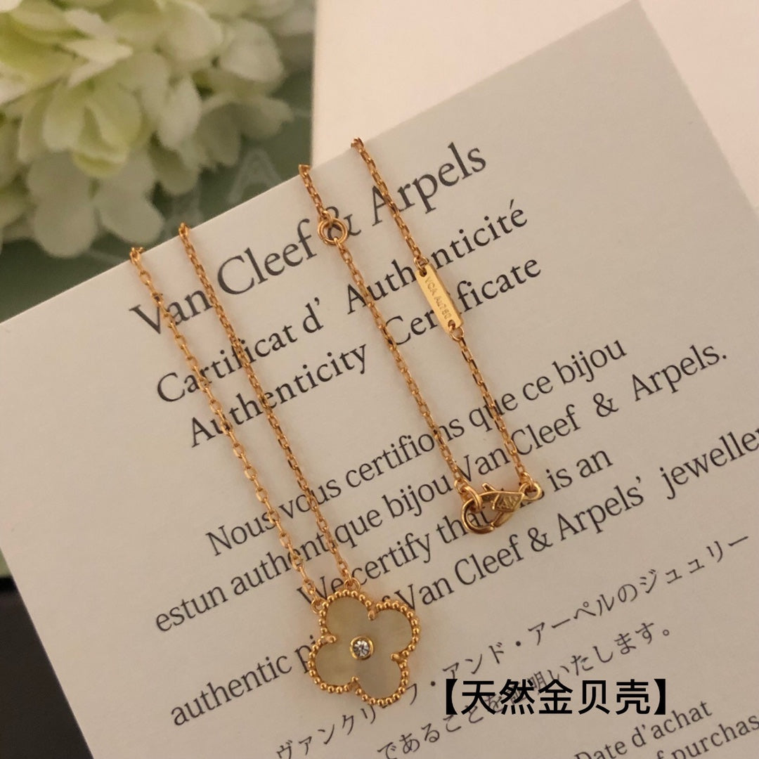5XVA185XDE Stylish 1 flower necklace