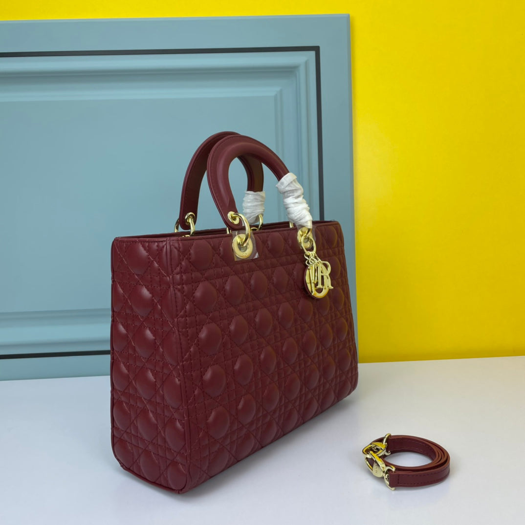 1XD54BDE Stylish leather bag  (32CM)