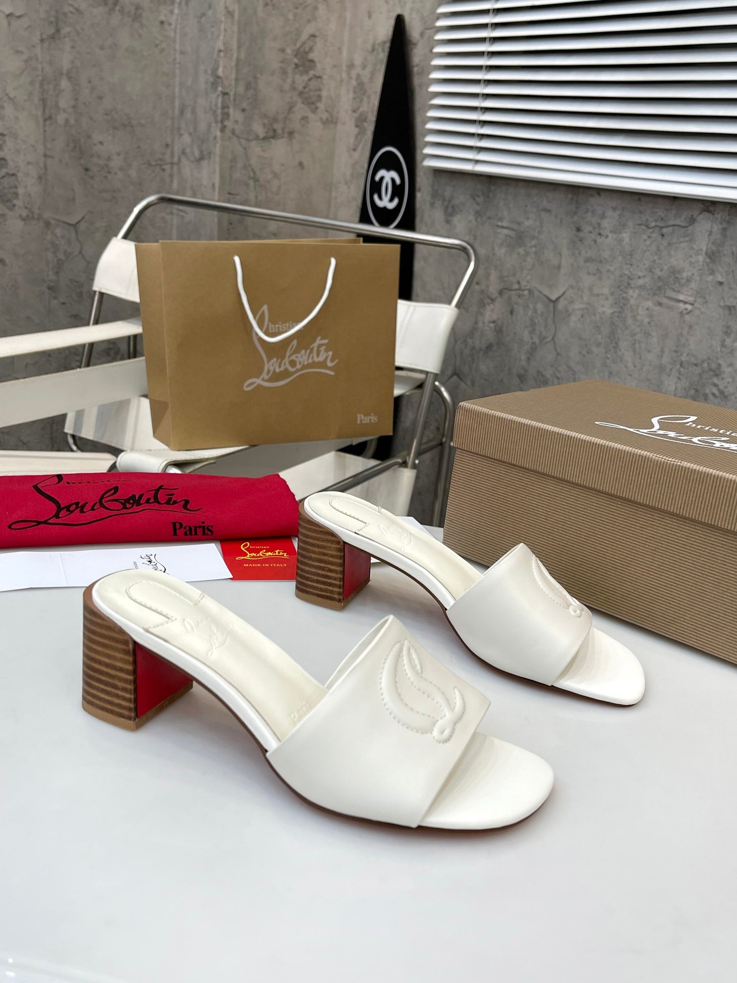 JXA27ZDE Stylish leather High heels Heel height 5.5cm