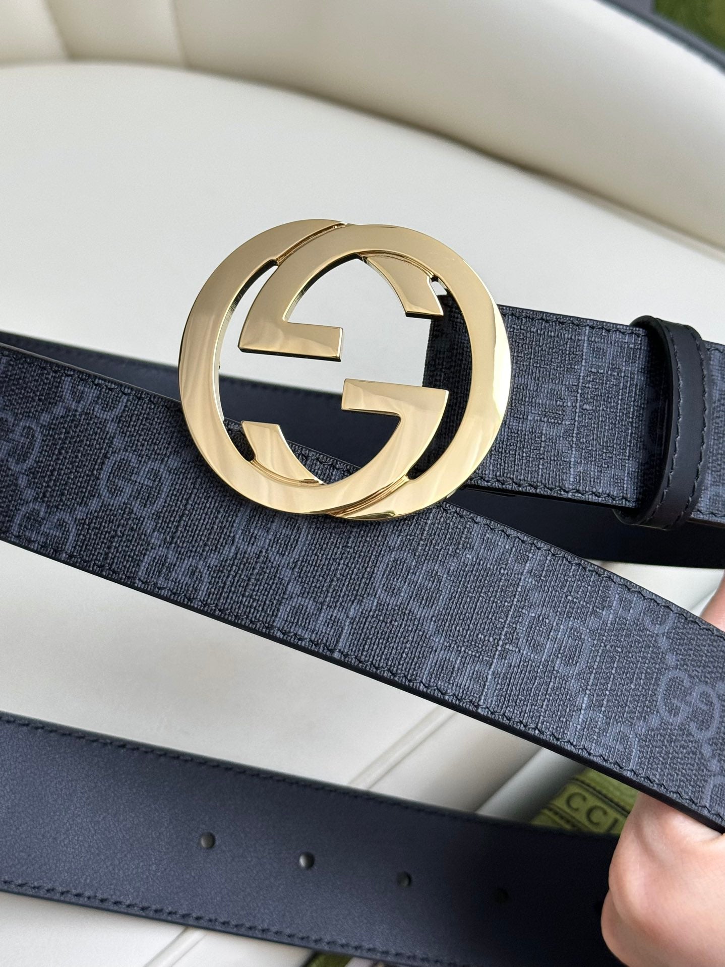 195NB3PDE Stylish high-quality leather belt