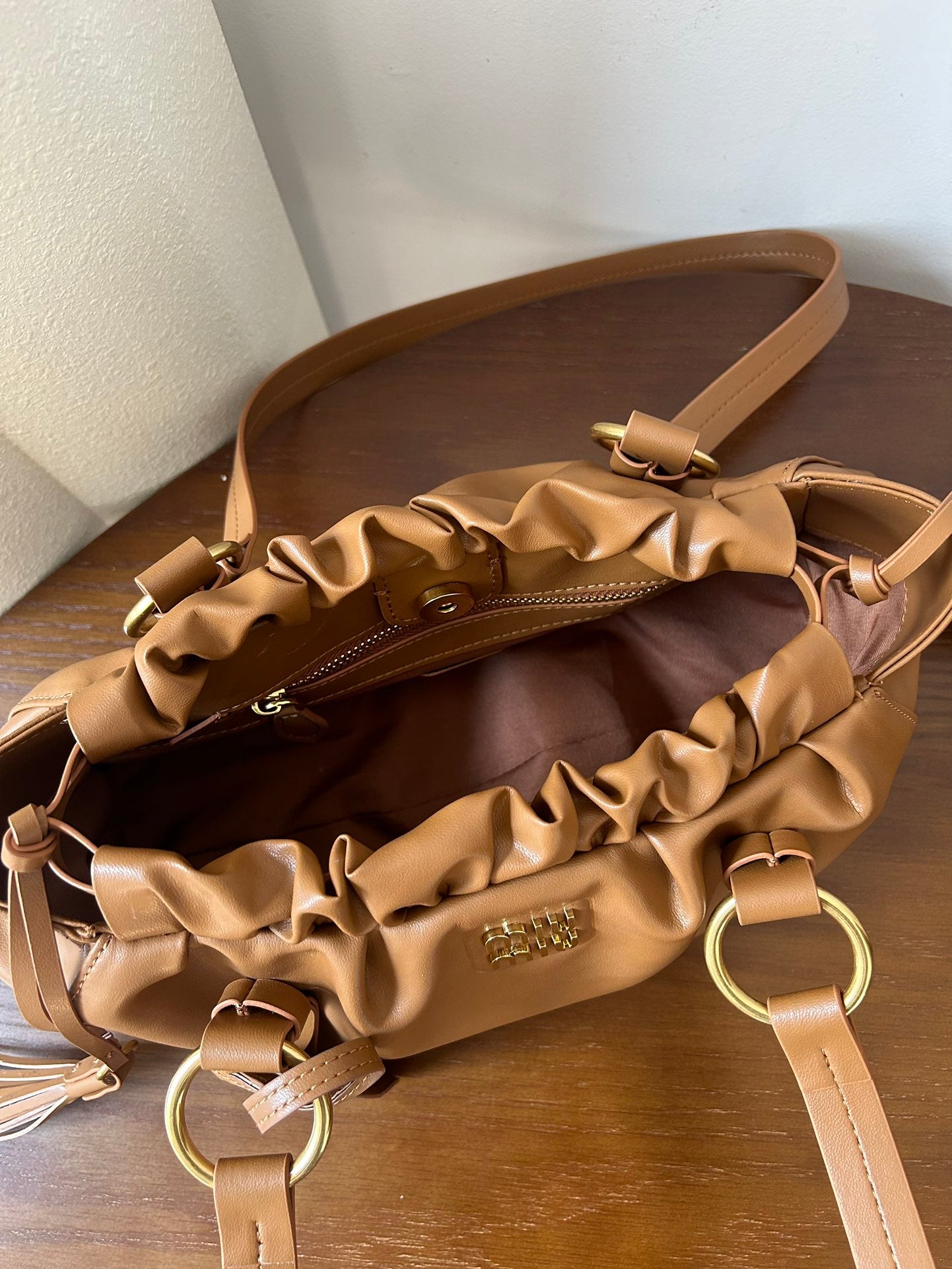 1WA79BDE Stylish leather bag