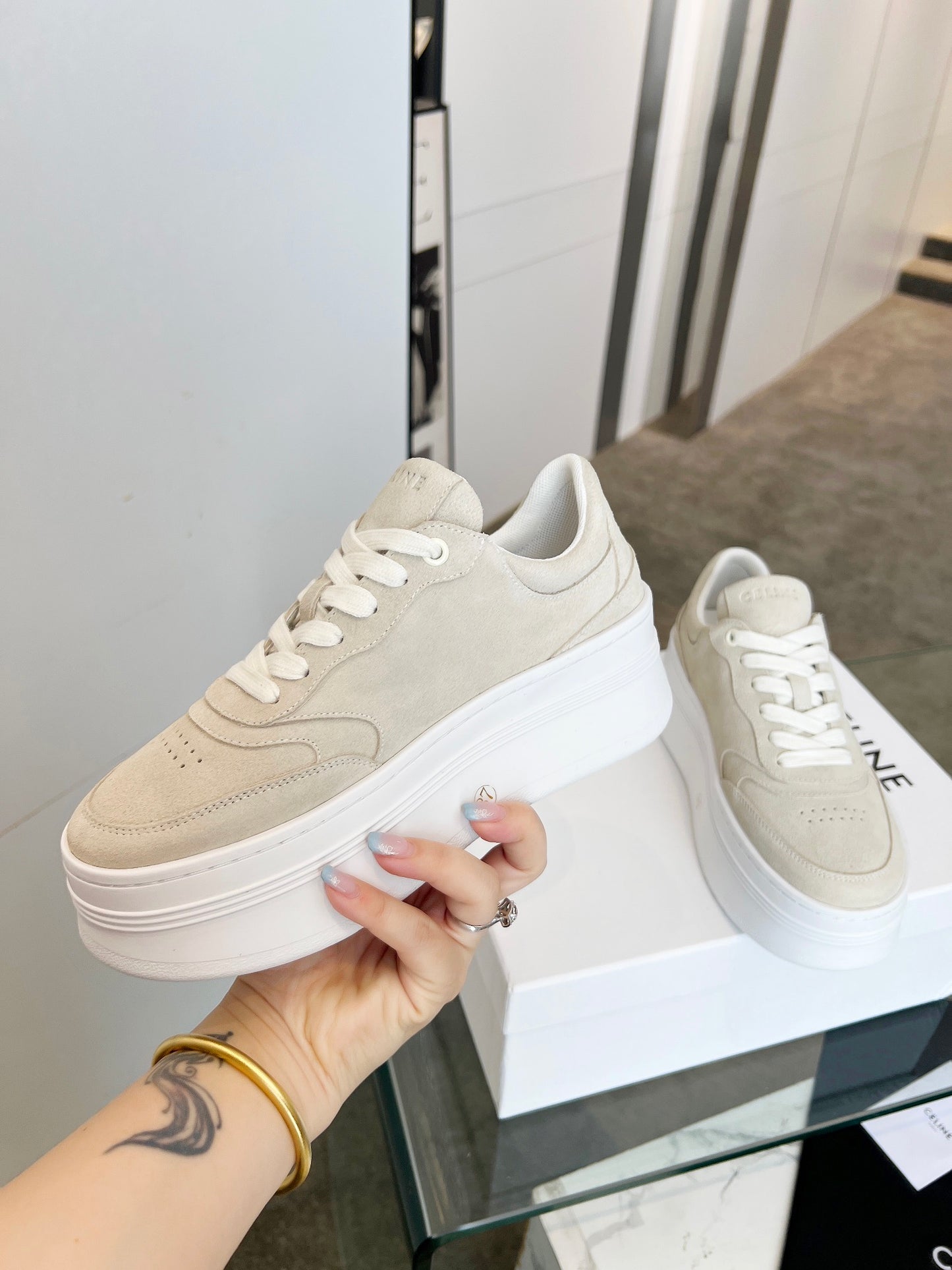 285ZN53ZDE Stylish leather Shoes
