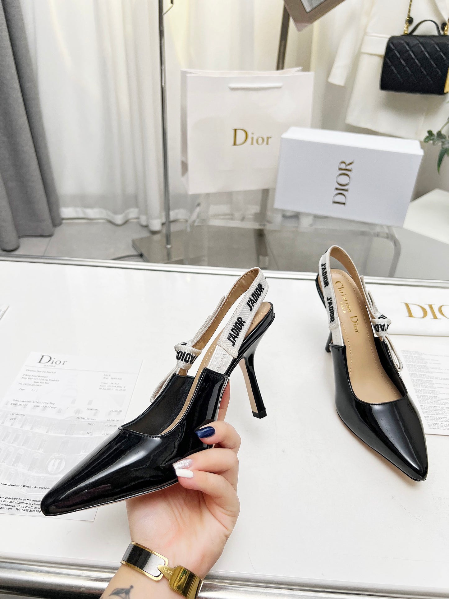 255QD44ZDE Stylish leather High heels