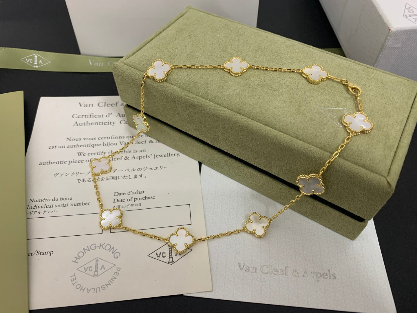 5XVA181XDE Stylish 10 flowers necklaces