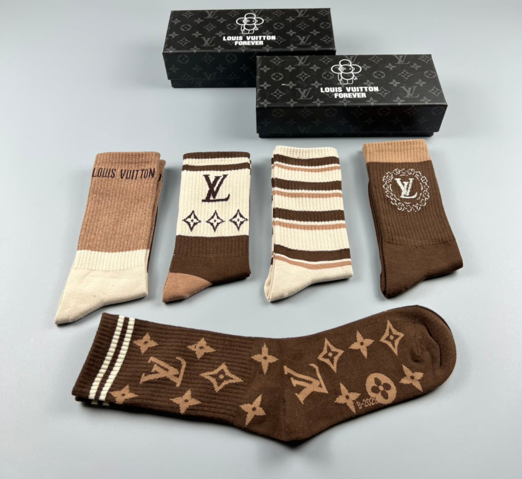 235XE1SDE Stylish socks(5 pairs )