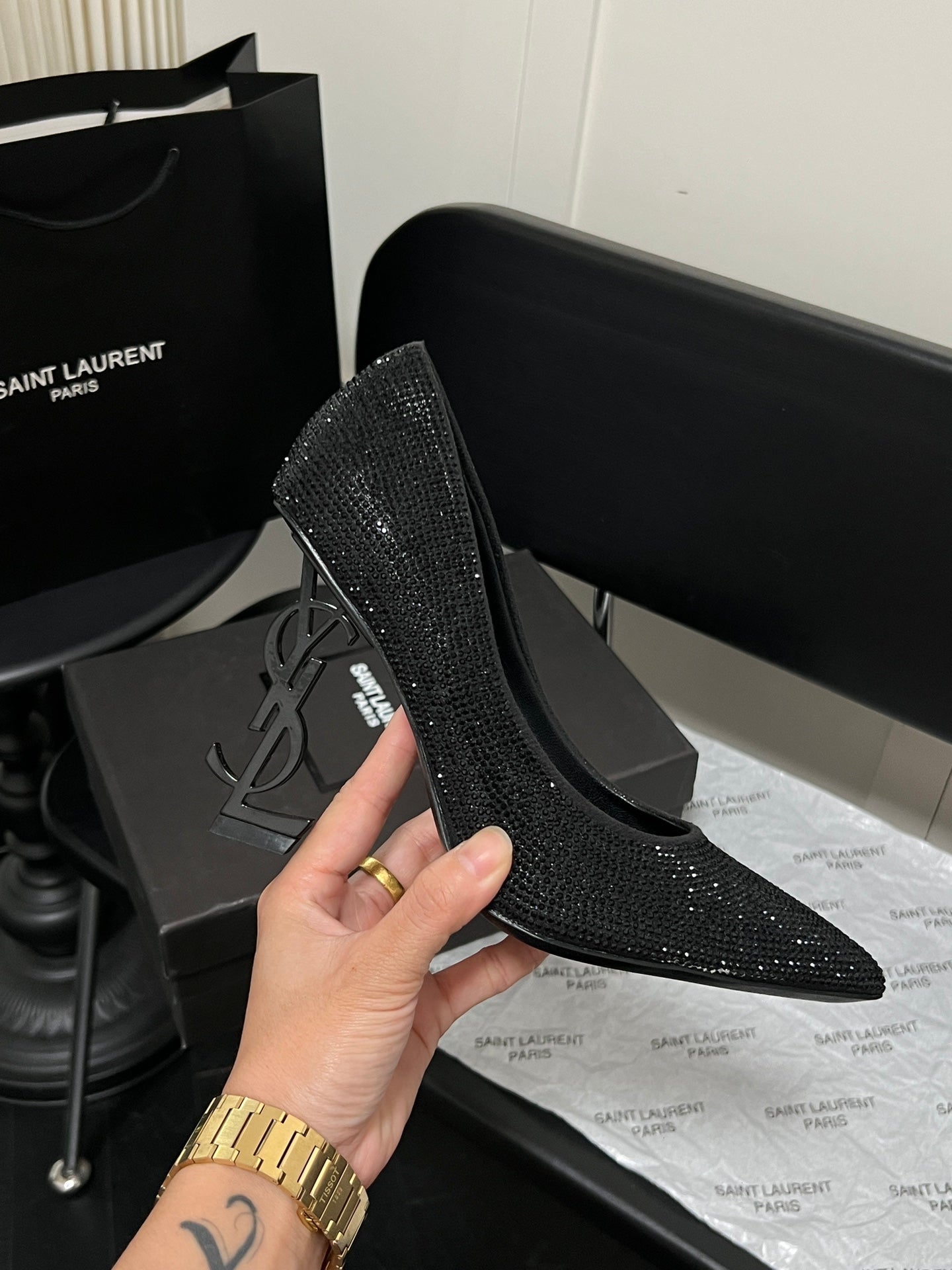 1LSL4ZDE Stylish High heels (Heel height 10cm )