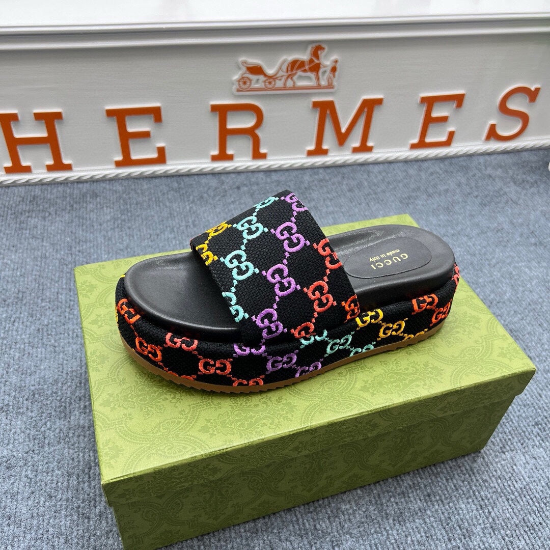 54B122ZDE Stylish slippers  Sole thickness 5.5cm