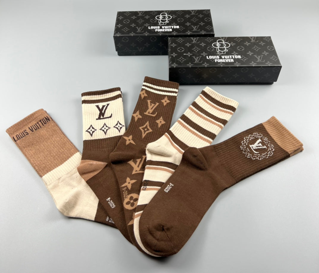 235XE1SDE Stylish socks(5 pairs )