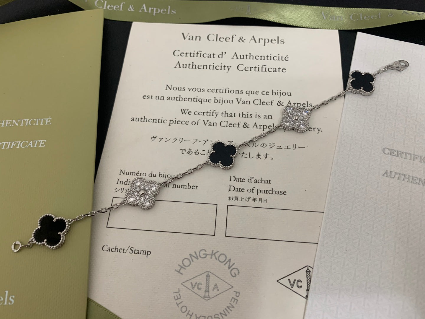 5XVA179KDE Stylish bracelets 5 flowers normal size1.5cm flower