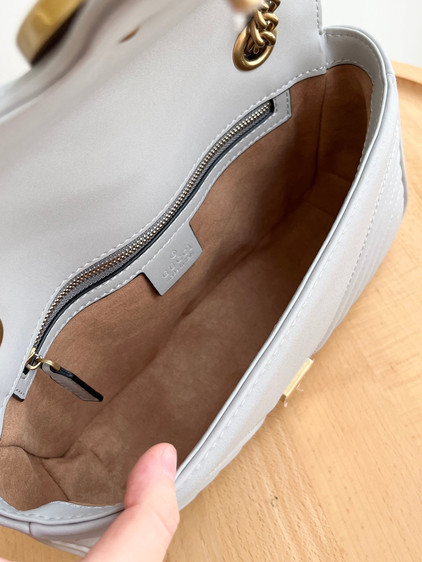 1XB444BDE Stylish leather bag