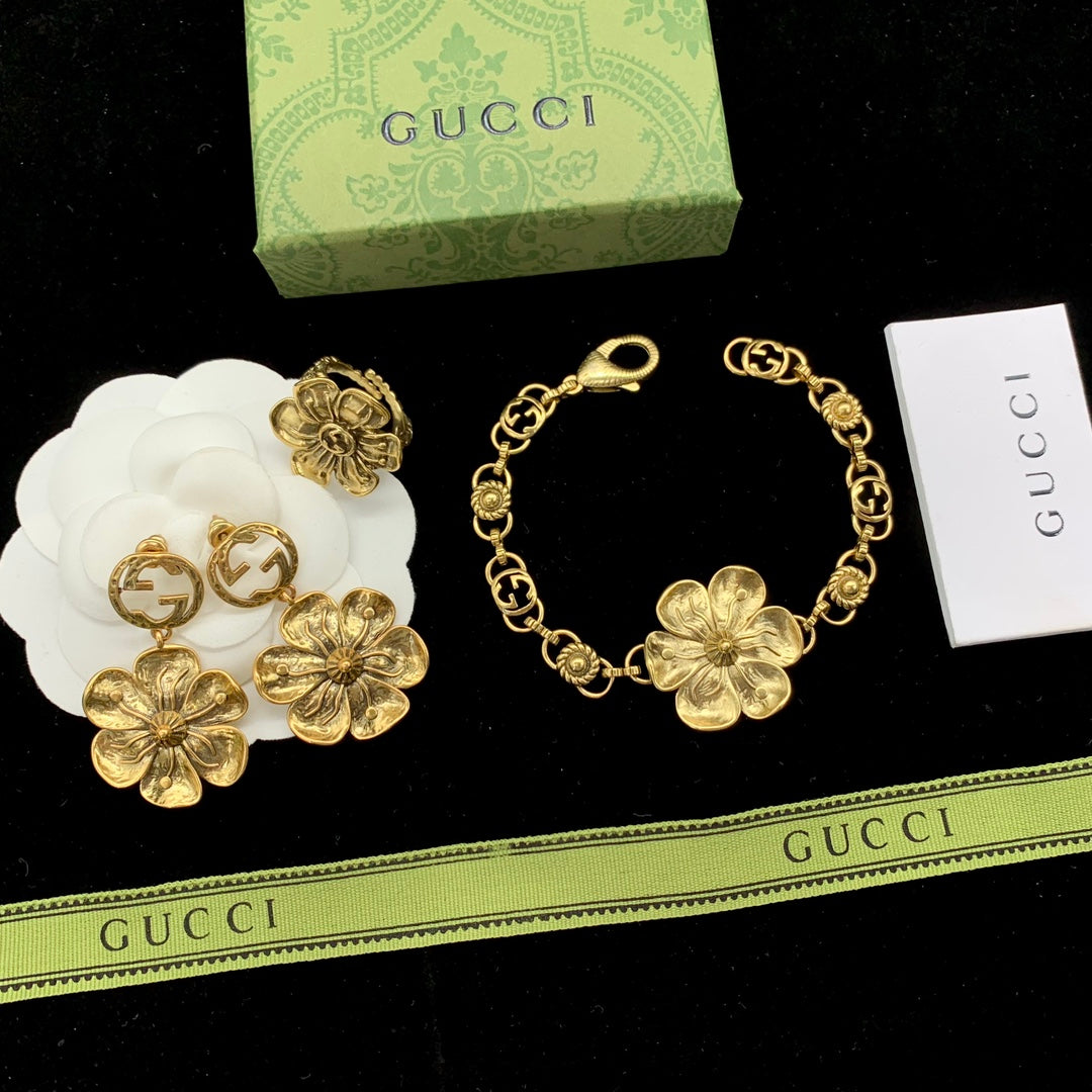 14B343XDE Stylish Earrings Rings Bracelets