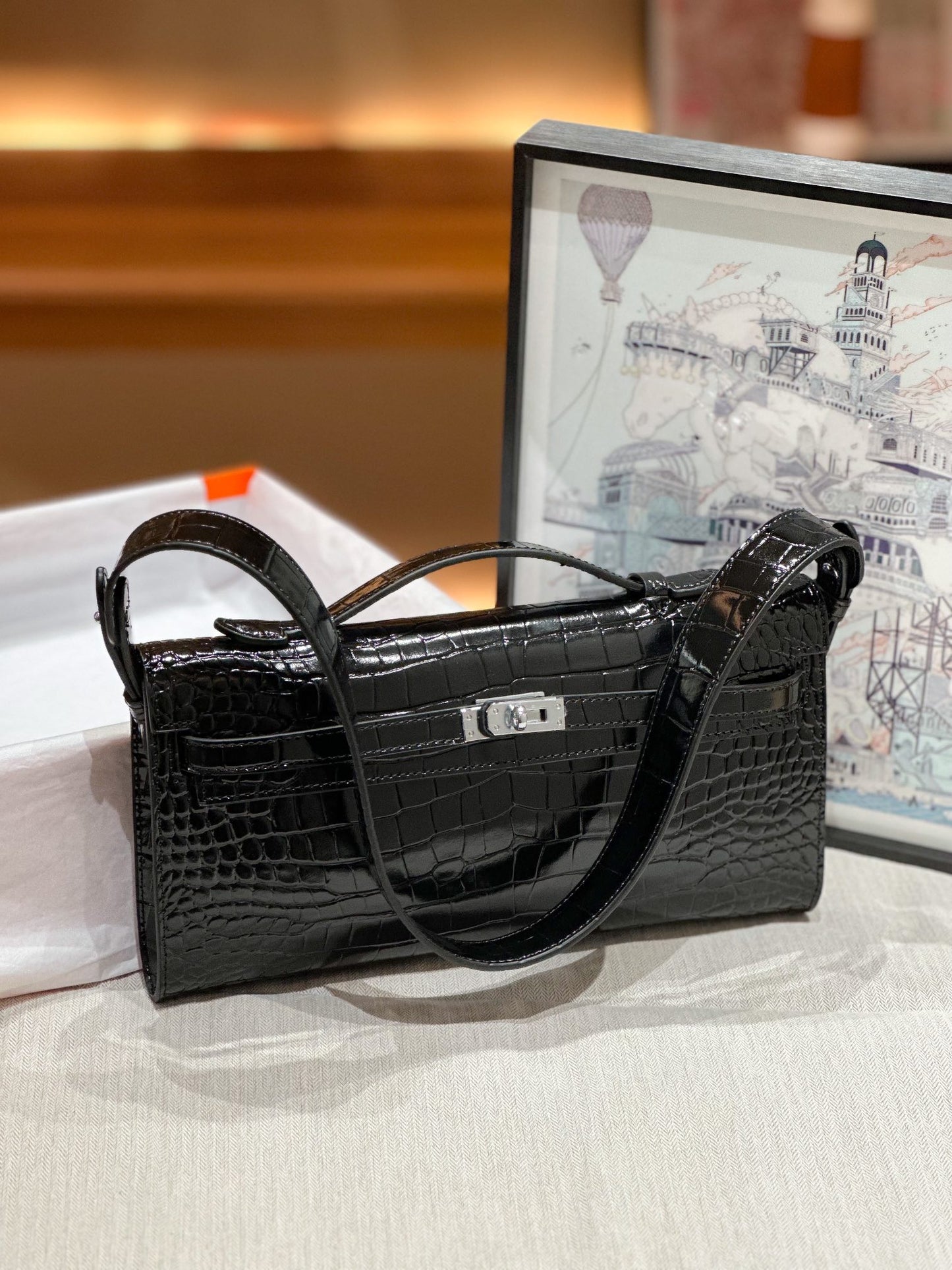 1XH68BDE Stylish leather bag