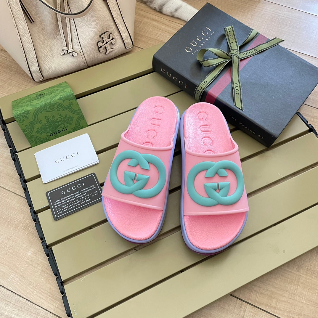 14B202ZDE Stylish Slippers Inner heightening insole 5cm