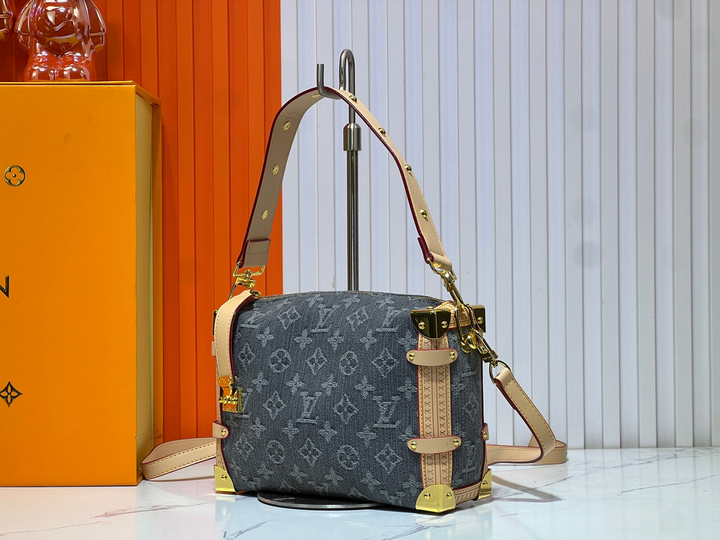 155NE20BDE Stylish canvas denim bag