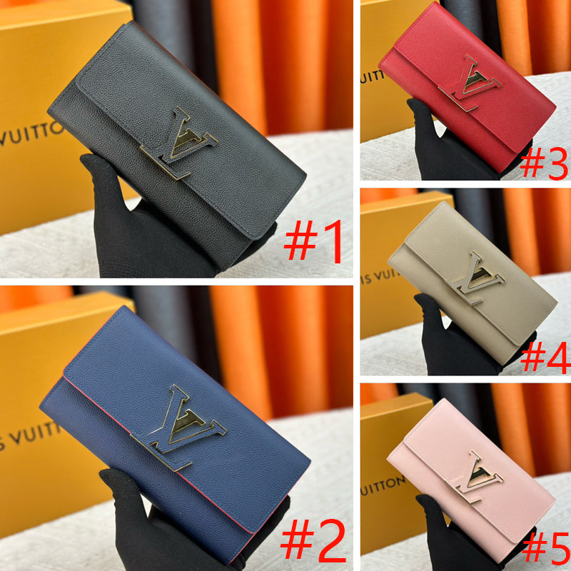 1XE74BDE Stylish leather wallets with package