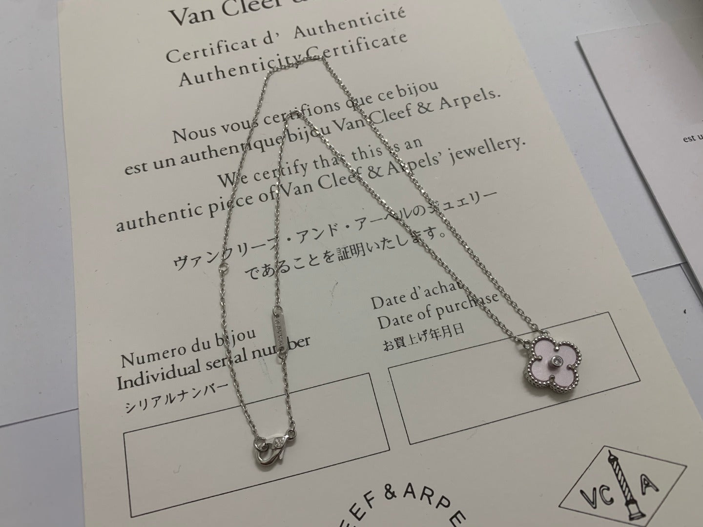 5XVA185XDE Stylish 1 flower necklace