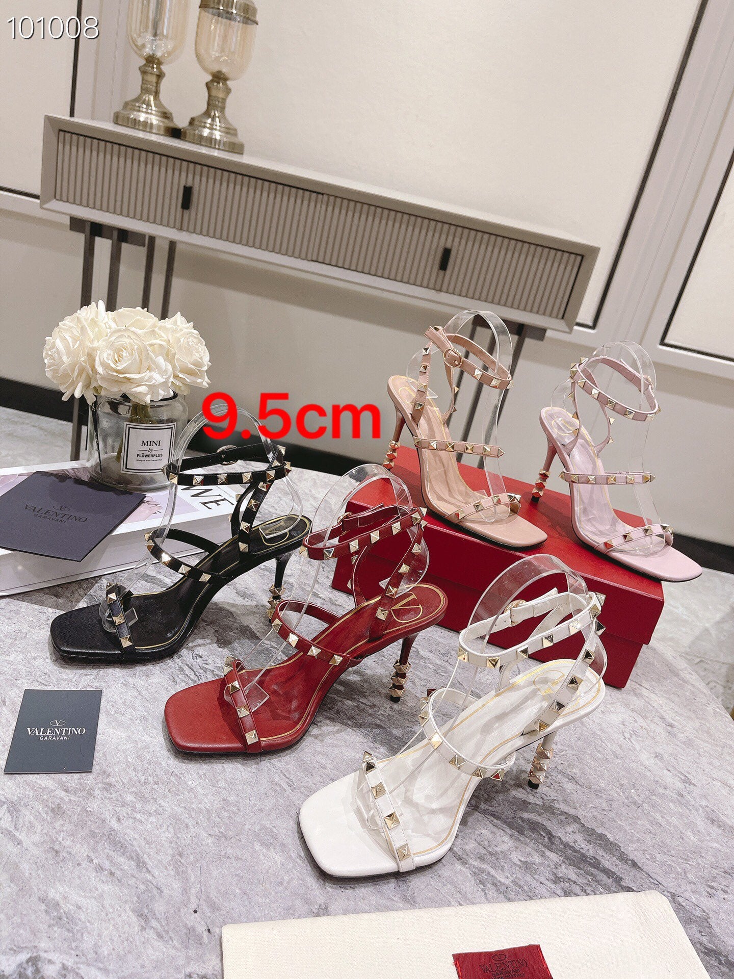 255QVL56ZDE Stylish  leather High heels