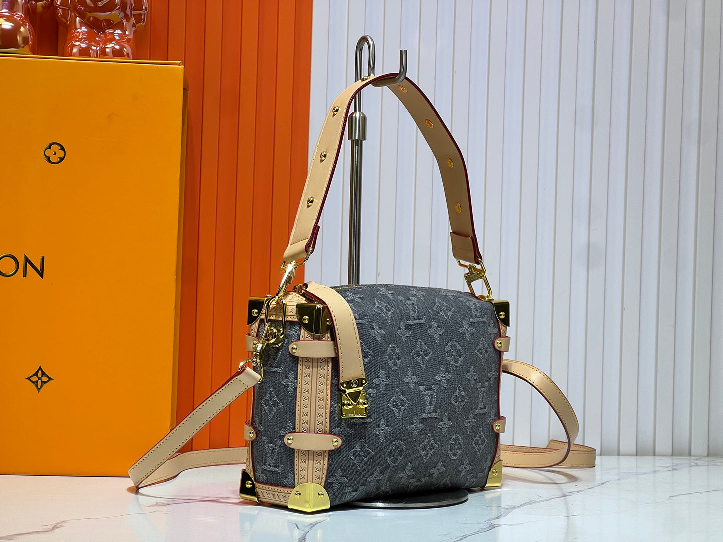 155NE20BDE Stylish canvas denim bag