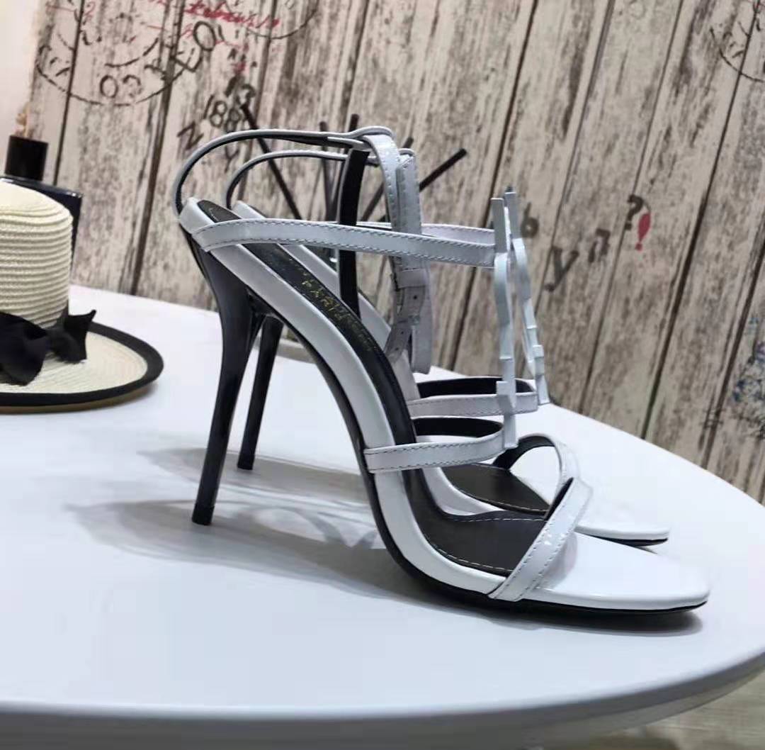 285ZSL30ZDE Stylish leather  High heels(Heel height10.5CM)
