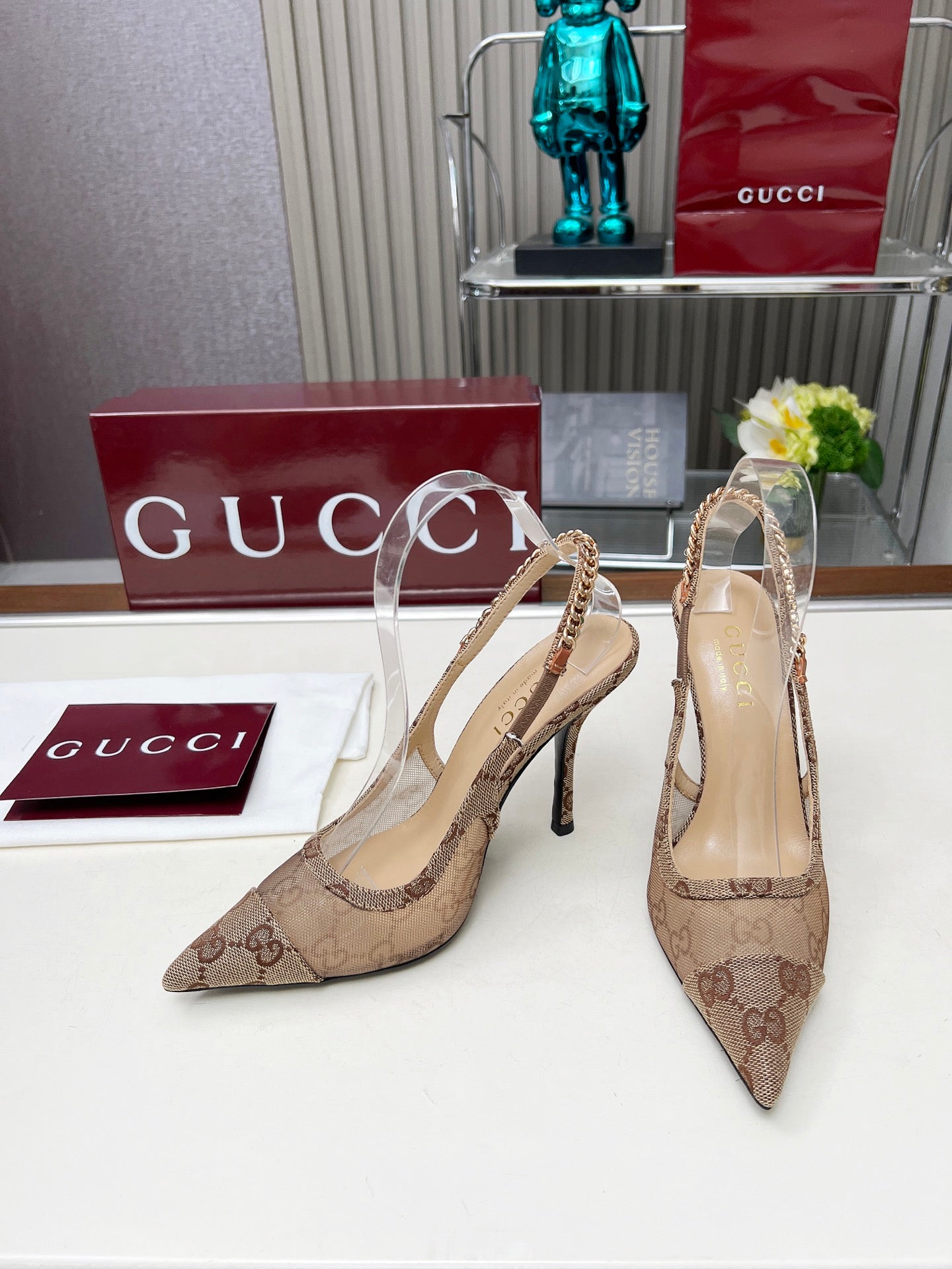 285ZB61ZDE Stylish leather  High heels