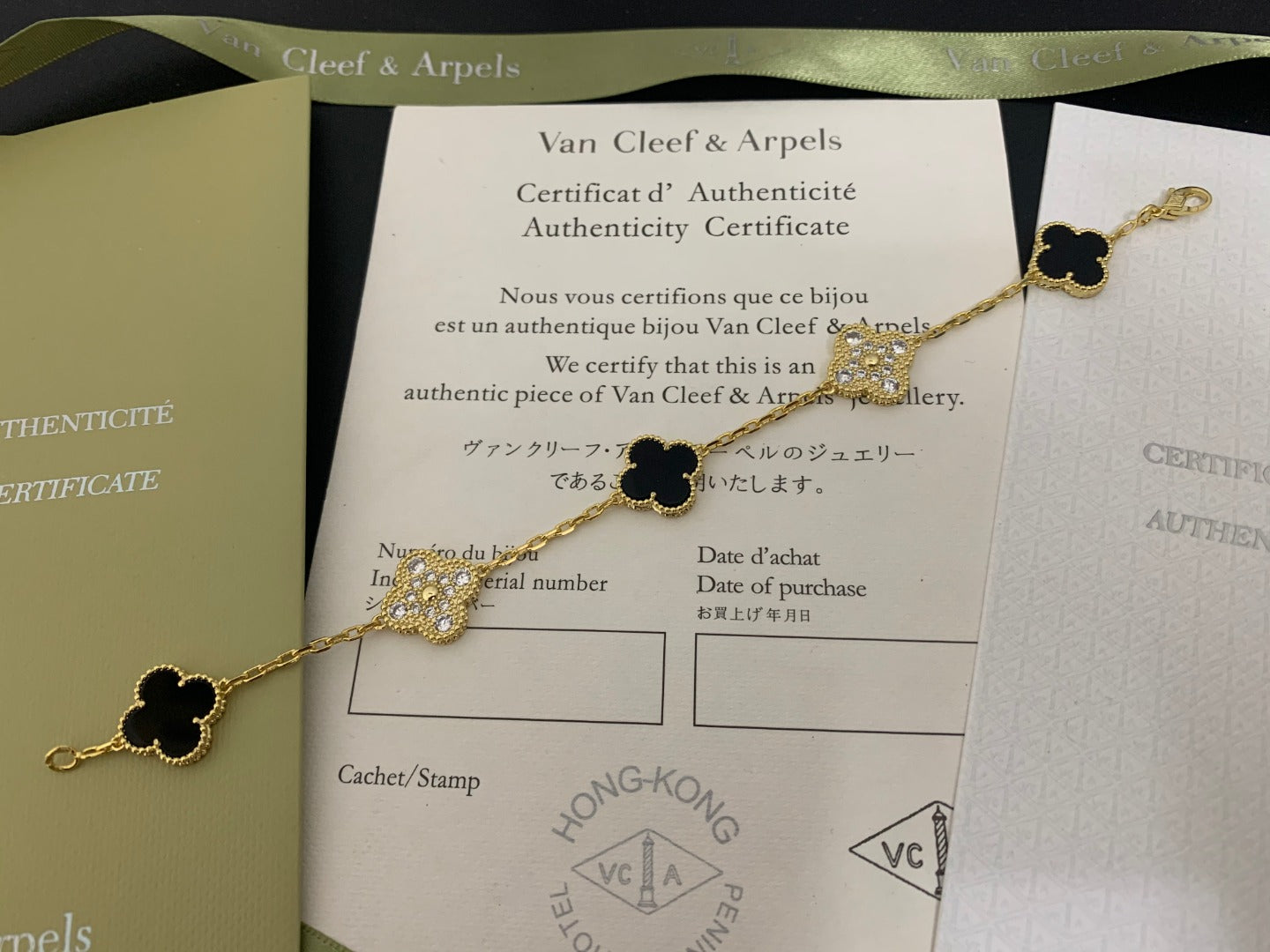 5XVA179KDE Stylish bracelets 5 flowers normal size1.5cm flower