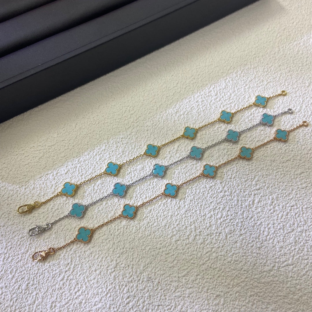 5XVA183KDE Stylishbracelets 6 flowers mini size 0.9cm flower