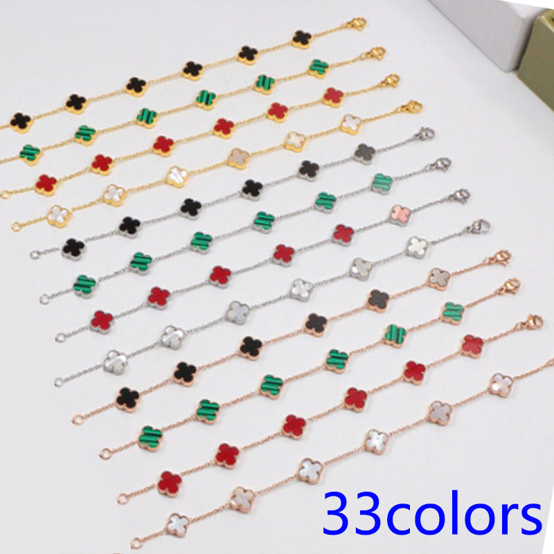 5XVA183KDE Stylishbracelets 6 flowers mini size 0.9cm flower