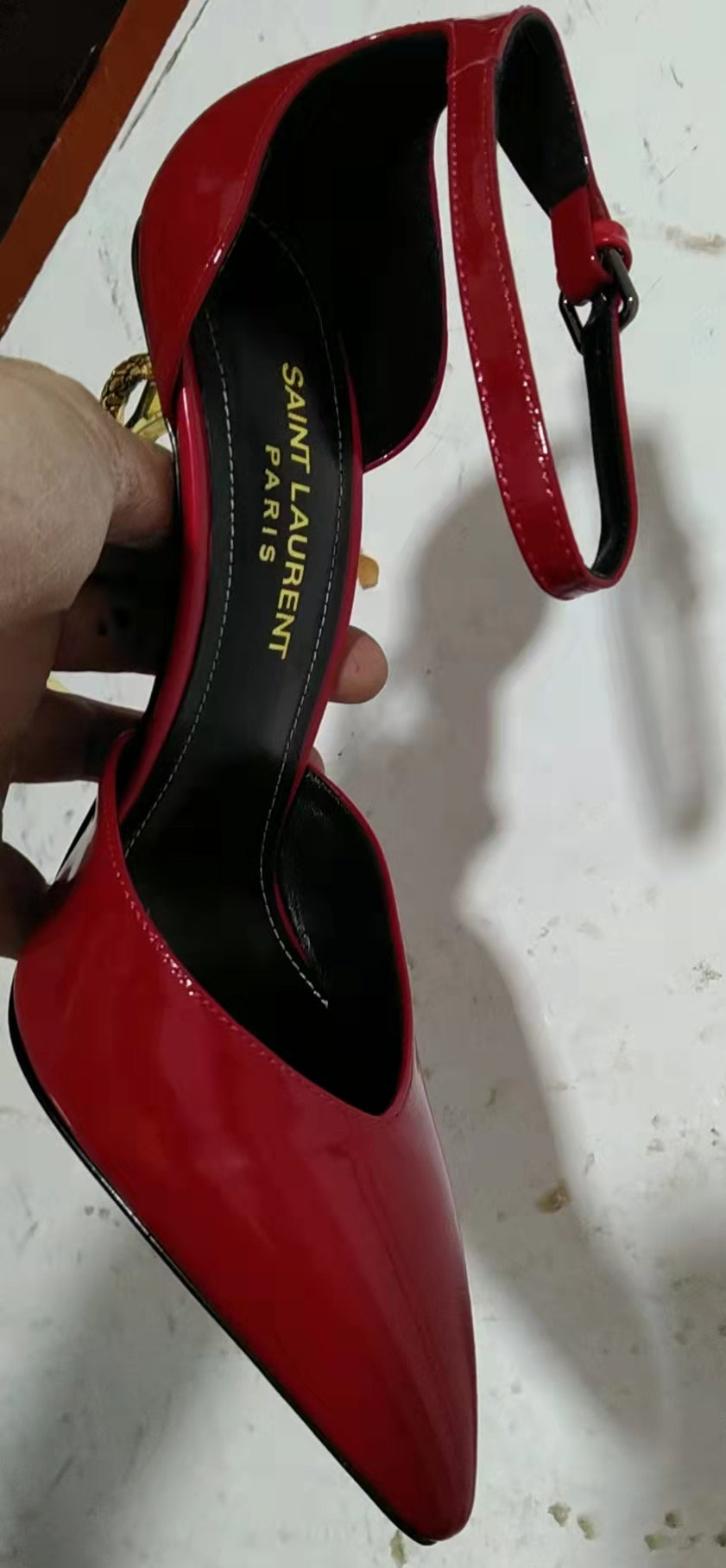 2XSL159ZDE Stylish leather high heels（patent leather）