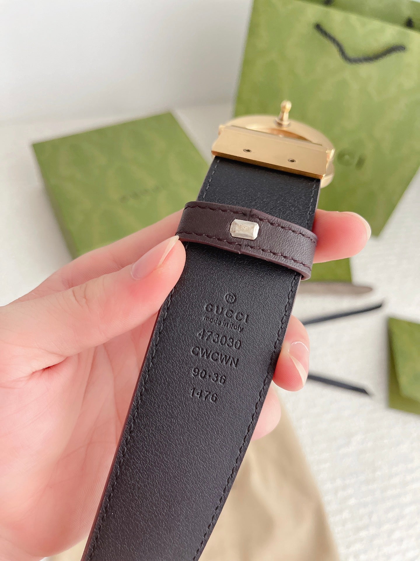 185NB1PDE Stylish high-quality leather belt