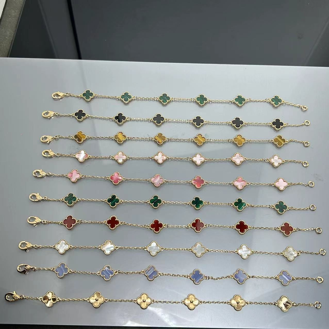 5XVA183KDE Stylishbracelets 6 flowers mini size 0.9cm flower