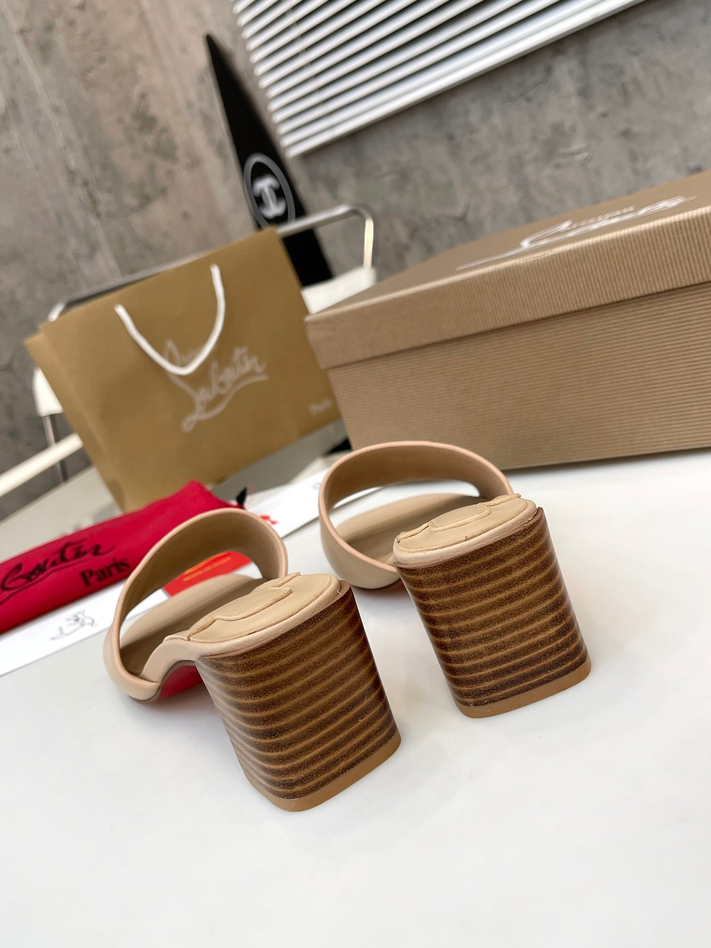 JXA27ZDE Stylish leather High heels Heel height 5.5cm