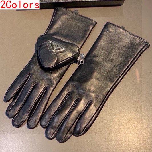 14PD46SDE Stylish sheepskin gloves