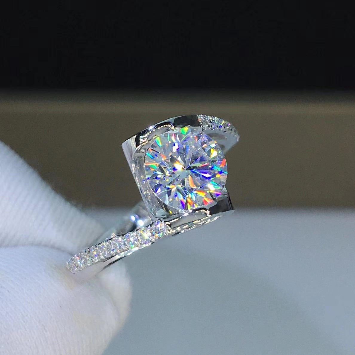PYA50JDE Stylish  Diamond Ring High Quality Wedding Ring