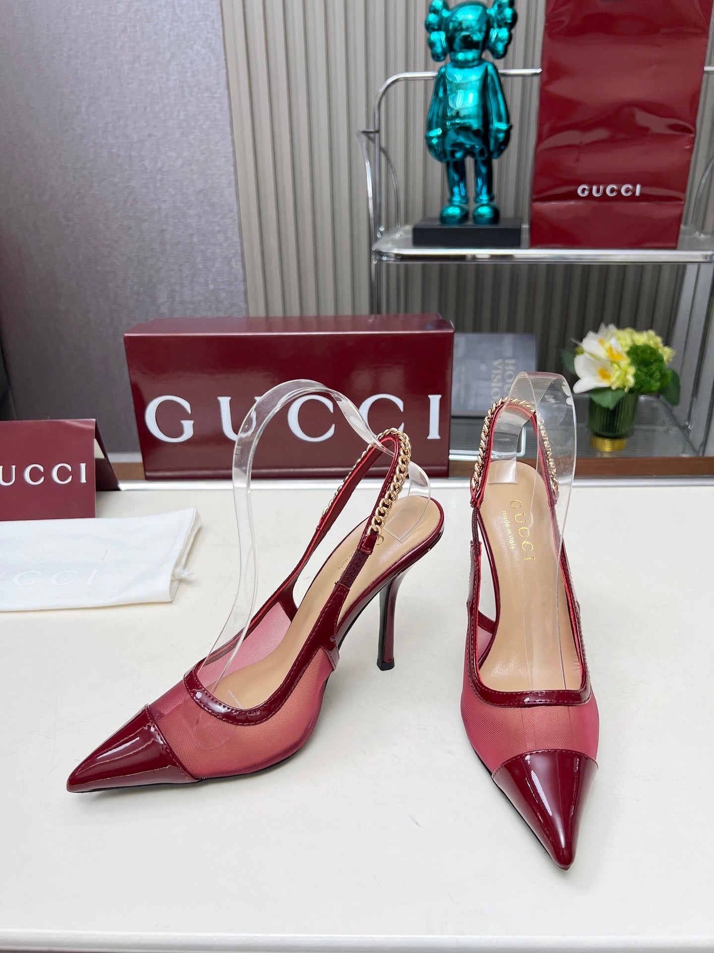 285ZB61ZDE Stylish leather  High heels